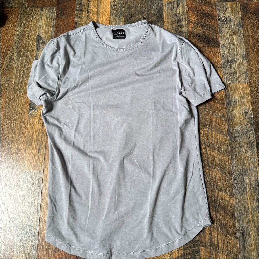 Cuts Brand Gray Men's T-Shirt